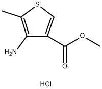 4-(methoxycarbonyl)-2-methylthiophen-3-aminium chloride