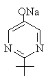 Sodium 2-(1,1-dimethylethyl)-5-pyrimidinolate solution